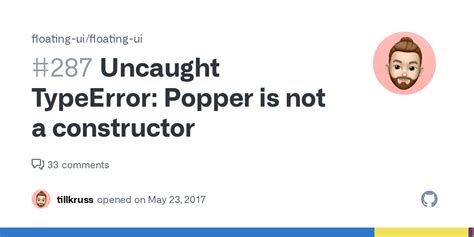 Web. . Popper is not a constructor